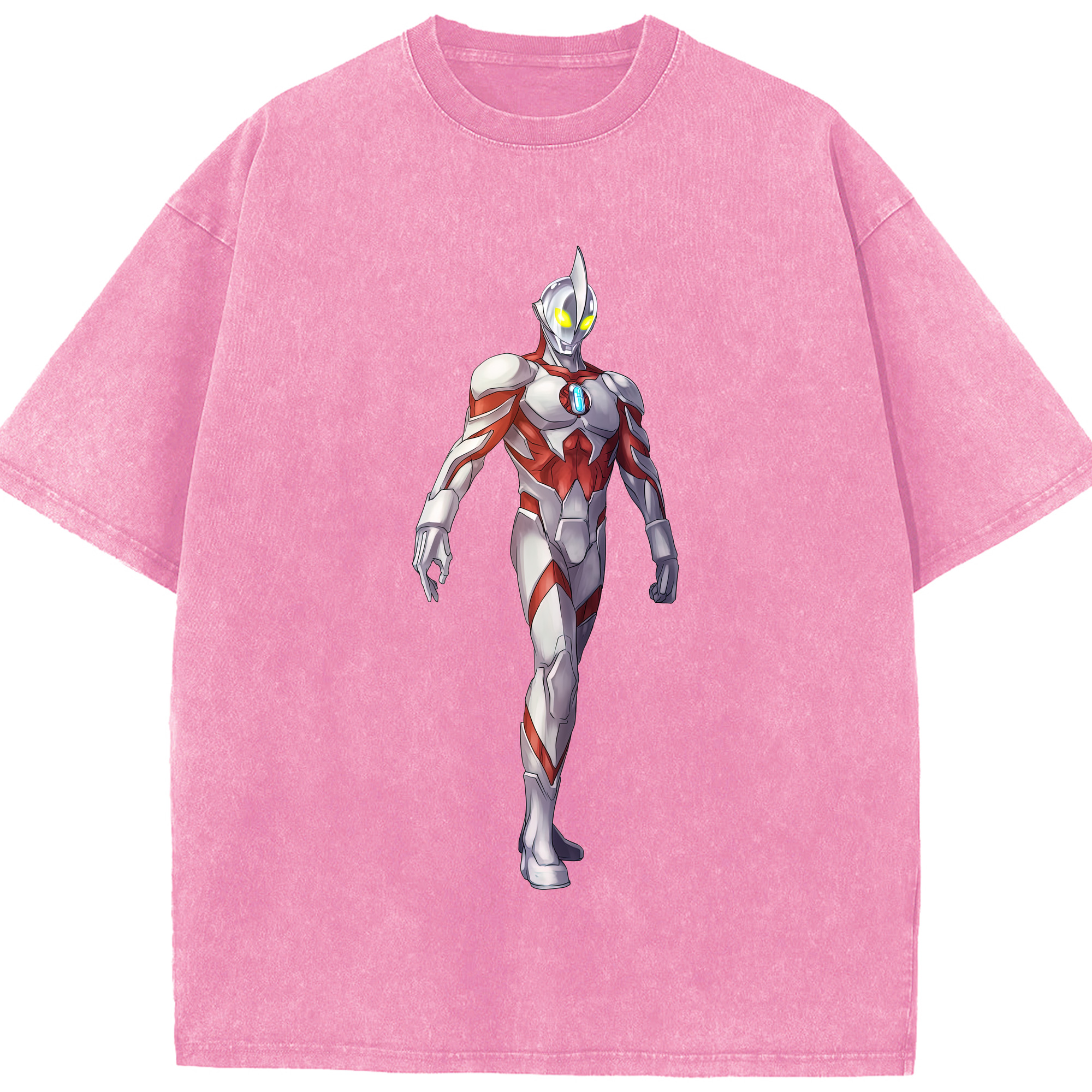 （画像用） ウルトラマン Ultraman 綿100% ヴィンテージ風 半袖Tシャツ（フロントプリント）